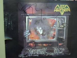 POSTER/ LIZZY BORDEN/ METAL BLADE レコ発記念 (e254) サイン入り