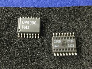 OP490GS 【即決即送】PMI 4回路入りオペアンプ [AZT/281237] PMI Low Voltage Micropower Quad Operational Amplifier ２個セット