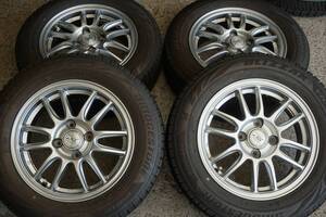 即決 ブリヂストン ブリザックVRX2 175/65R14 マナレイ DIOS 5.5J +45 PCD100 アクア ヴィッツ フィット デミオ bB クー デックス *100i