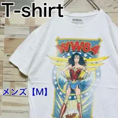 YE97【US輸入】WW84　半袖Tシャツ【メンズM】ホワイト