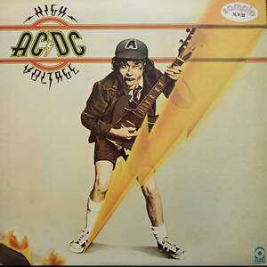 レア！PROMO日本ATCO盤LP 見本盤 AC/DC / High Voltage 1980年 P-10926T 英米向けのデビュー盤！プロモ 非売品 ハイ・ヴォルテージ T.N.T.