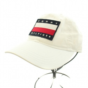 トミーヒルフィガー TOMMY HILFIGER AM TONY CAP アムトニーキャップ 帽子 ロゴ 刺繍 白 ホワイト 78E3898 /BB ■GY09 レディース