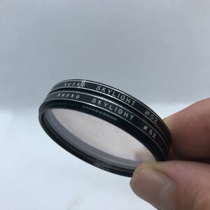 【送料無料.2枚組】レンズプロテクター Kenko MC SKYLIGHT 52mm