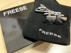 FREESE ネクタイピン カフス タイピン シルバー 3点セット ポーチつき