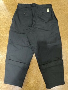 SSZ 黒 中古 美品 サイズ S ボンテージ ワイド パンツ PANTS 半端丈 黒 BLACK AH.H 長谷川 昭雄 長谷川昭雄 BEAMS ビームス エスエスジー