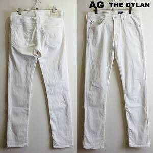 即決★ 送料無★ AG　THE DYLAN　W79cm　スリムスキニー　ストレッチ　ホワイト　USA製　Sz.29　アドリアーノゴールドシュミット　H837