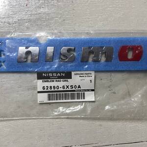 E13 ノート オーラ ニスモ 純正 62890-6XS0A nismo フロントバンパー エンブレム 中古