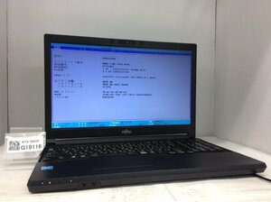 ジャンク/ FUJITSU FMVA1600W LIFEBOOK A576/P Intel Celeron 3855U メモリ4.1GB HDD500.1GB 【G19116】