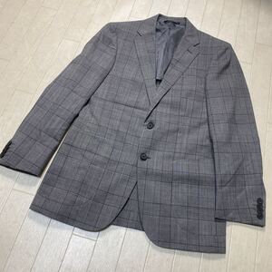 4053☆ UNITED ARROWS GREEN LABEL RELAXING テーラードジャケット メンズ 44 グレー グレンチェック