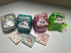 クレヨンしんちゃん　コロッとポーチ　4個セット　しんのすけ　シロ　ひまわり