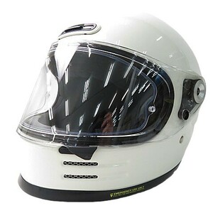 【美品】1,000円～ SHOEI ショウエイ Glamster グラムスター フルフェイスヘルメット ホワイト系 サイズXL PSCマーク無し [M5254] 