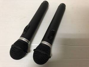 Audio Technica　ATW-T62a　800MHz帯　UHFワイヤレスマイクロホン　ワイヤレマイク　2本セット　美品