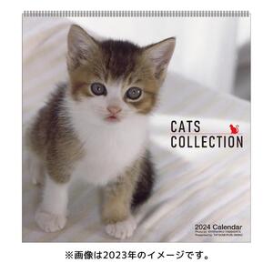 壁掛けカレンダー2025年 Cats Collection 山下寅彦 2025Calendar ねこ APJ