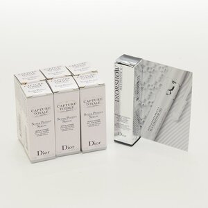 ◇519653 未使用品 Dior ディオール 美容液 カプチュール トータル セル ENGY スーパーセラム 試供品 3ml×6個 おまけマスカラ用ベース4ml