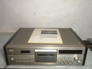 SONY TC-K333ESA カセットデッキ 説明書付き ジャンク165