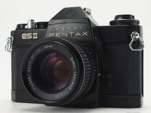 ★訳あり大特価★ ペンタックス PENTAX ES II ブラックボディ SMC TAKUMAR 55mm 単焦点レンズセット #TA4134