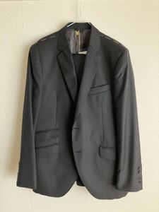 未使用 HACKETT LONDON ハケット ロンドン ブラック スーツ XL 42/52 34/50