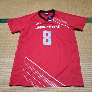 ミズノ バレーボール 日本代表 古賀紗理那 #8 Tシャツ サイズM Mizuno Japan