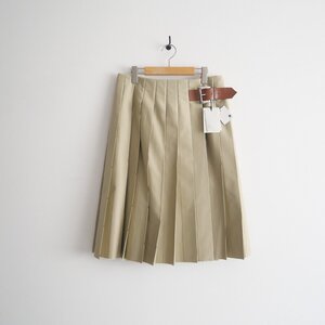 2023 / 未使用 / MADISON BLUE マディソンブルー / PLEATED WRAP SKIRT CHINO ラップスカート 01 S / MB231-6001 / 2310-1202