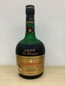 未開栓 COURVOISIER VSOP クルボアジェ VSOP コニャック ブランデー グリーンボトル kyid10209K