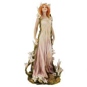 アルフォンスミュシャ アールヌーボー 女性置物彫像彫刻オブジェインテリア飾り雑貨西洋彫刻美術妖精フェアリー洋風オブジェフィギュア