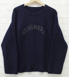 2T6227■ESSAY×crepuscule ES05KN-01 OVERSIZED RIB KNIT エッセイ×クレスプキュール オーバーサイズドリブニット