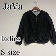 JaVa♡ノーカラーリバーシブルパイピングジャケット　Sサイズ