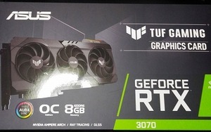 ASUS/TUF-RTX3070-O8G-GAMING/初期モデル/GeForce RTX/NVIDIA