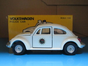 フォルクスワーゲン ポリスカー POLIZEI WESTGERMANY KT-16 日本製 1/43 VOLKSWAGEN トミー TOMICA DANDY VW カドー