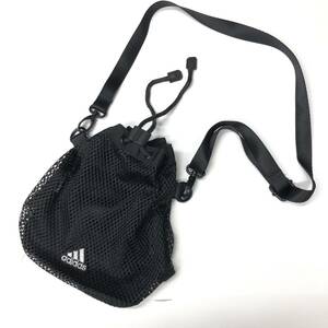 アディダス adidas×MOUSSY マウジー別注 Mesh Shoulder Bag ショルダーバッグ ブラック GK5745