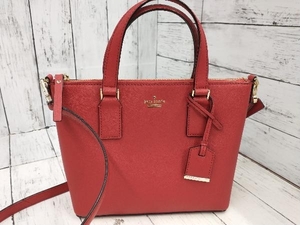 kate spade 2wayバッグ ショルダーバッグ PXRU7698 レッド ケイトスペード