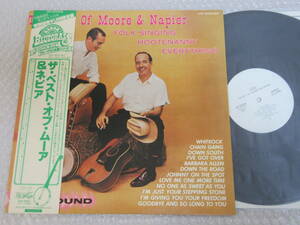 LP∞ザ・ベスト・オブ・ムーア＆ネピア/帯付/白ラベル/チャーリー・ムーア/ビル・ネイピア/CHARLIE MOORE/BILL NAPIER/ブルーグラス