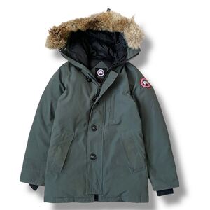 CANADA GOOSE カナダグース ダウンジャケット シャトーパーカー 3426M ワッペン カーキ フーデッド コヨーテファー d186