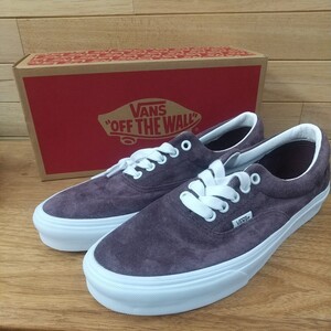 24cm 新品正規品 VANS AUTHENTIC PIG SUEDE バンズ オーセンティック ピッグスエード USA企画 撥水加工 ワイン　人気カラー