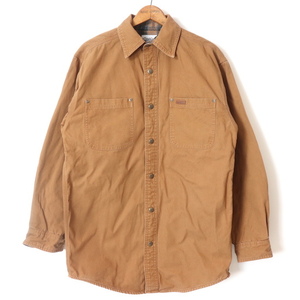 Carhartt■フランネルライニング ダックシャツジャケット ブラウン/S 2010年製 カーハート