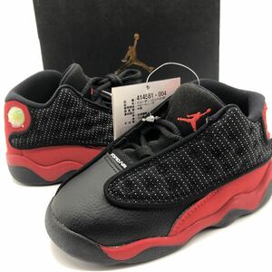 国内正規品 NIKE JORDAN 13 RETRO 14cm/8c ジョーダン 13 黒赤 キッズ 子供 新品未使用