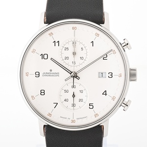 ユンハンス / JUNGHANS　フォームC　041/4771.00　ホワイト　クオーツ 【中古】商品番号 A-157256　新入荷