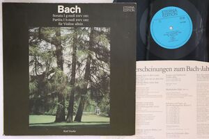 独LP Karl Suske Bach Sonata I G-moll Bwv 1001 / Partita I H-moll Bwv 1002 Fur Violine Allein 827842 ETERNA /00260