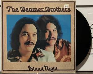 AOR Hawaii Slack Key Guitar LP Mellow Hawaiian The Beamer Brothers/ Island Night　ハワイレコード
