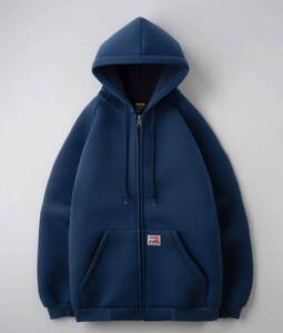 BLUCO/ブルコ　BONDING KNIT ZIP HOODIE ネイビー　XL