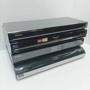 1k1525h2h ジャンク 計4点 レコーダー Blu-ray/DVD Panasonic/SHARP DMR-BRG2030/DMR-BW730/BD-HDS53/DV-ACW72 など 