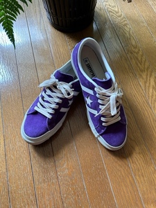 CONVERSE JACK STAR PURPLE ライトパープル US8 JP26.5 