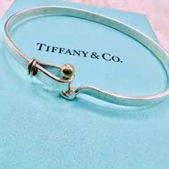 極美品✨TIFFANY&Co.　ティファニー　バングル　フック＆アイ　ラブノット