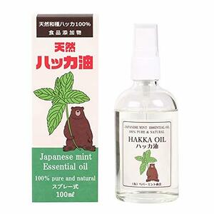 【食品添加物・日本製】天然 ハッカ油 100ml