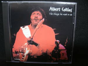 ★同梱発送不可★中古CD / ALBERT COLLINS / THE THINGS HE USED TO DO / アルバート・コリンズ