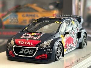 スパーク spark 1/43 Peugeot 208 WRX - Winner World RX of Belgian 2018 Sebastien Loeb [S7804]