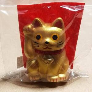 招き猫 右手上げ (金) TC-7 高さ：約5cm 和風 雑貨 人形 置き物 インテリア [ 新品 ] 