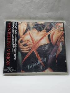 X／VANISHING VISION／エックス／ヴァニシング・ヴィジョン／国内盤（1stプレス）CD／黒帯付／1988年発表／1stアルバム／X JAPAN