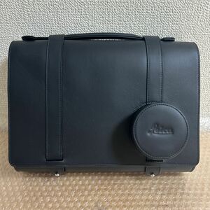 Leica Day bag 19 504 レザー 黒 Leica Q用 ショルダーバッグ カメラケース