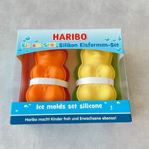 HARIBO【日本未販売】アイスキャンディメーカー　ゴールドベアデザイン　4本　ハリボー